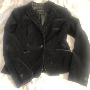 Velvet tuxedo style blazer